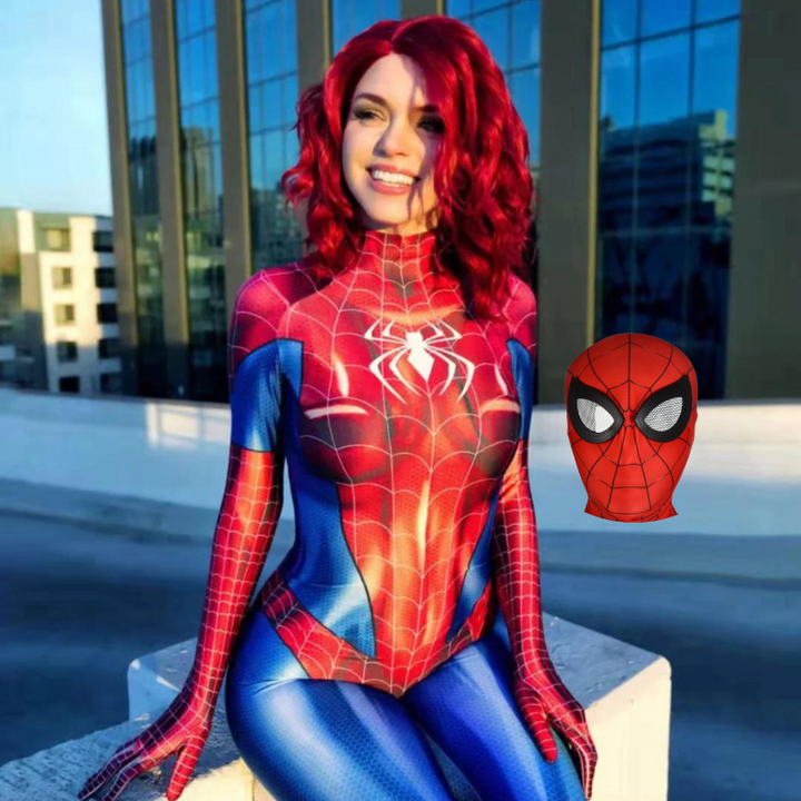 Cosplay She-Venom e Spider-Girl - Aranhaverso