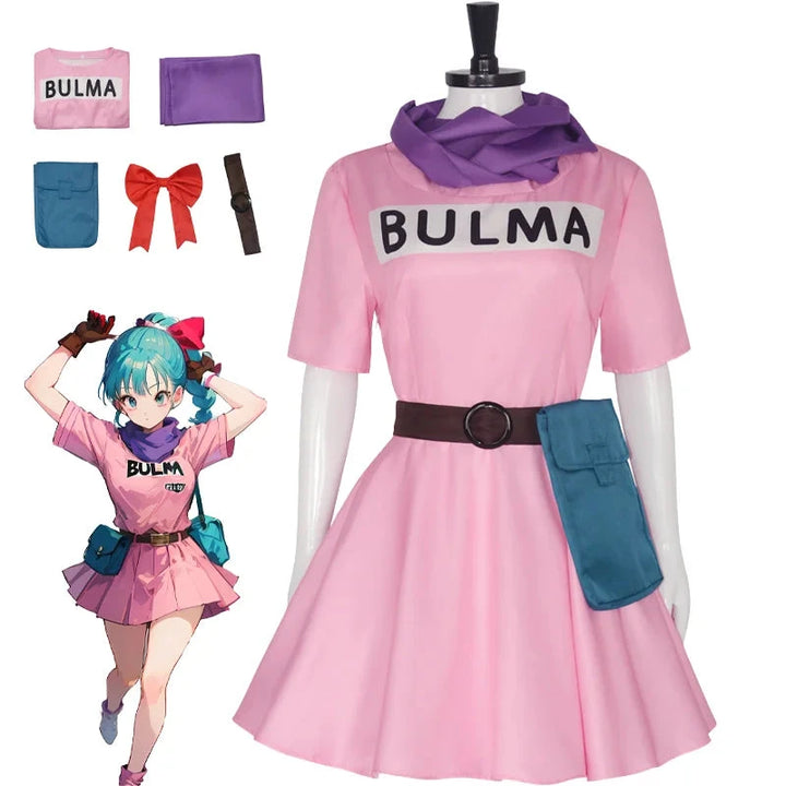 Cosplay Bulma - Dragon Ball Z (NOVIDADE)