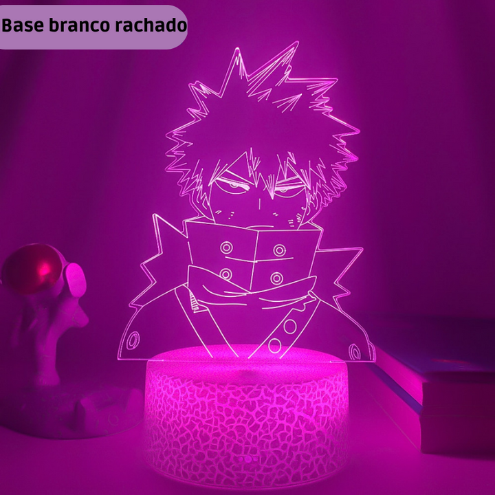 Luminária Katsuki Bakugo - Boku no Hero